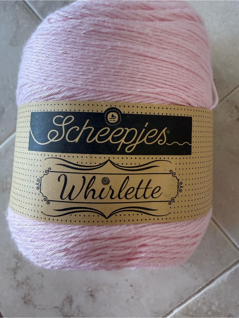Scheepjes Whirlette Lightweight Cotton/Acrylic Blend Yarn Soft Pink Grapefruit